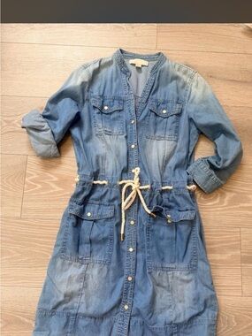 MICHAEL Michael Kors Light Wash Denim Dress